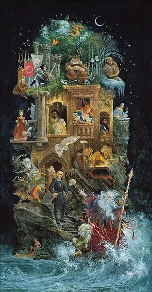 Shakespearean Fantasy Artist Proof by James Christensen — Master Works Edition On Canvas