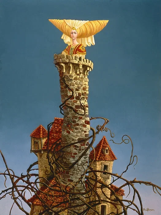 Princess in the Tower by James Christensen — Canvas