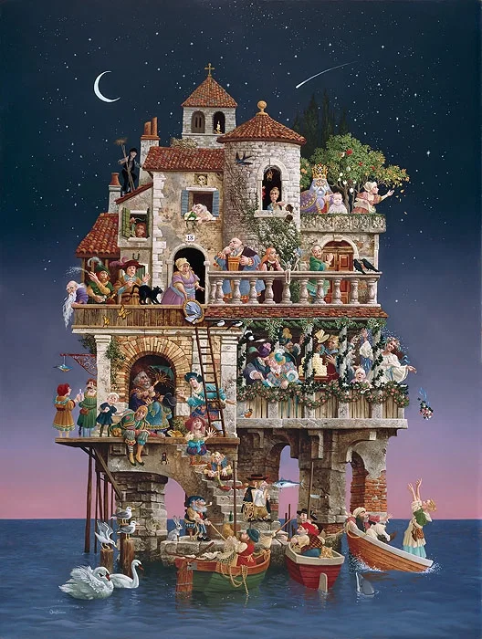 Superstitions MASTERWORK ANNIVERSARY EDITION by James Christensen — Canvas