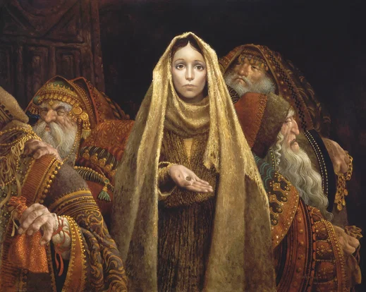 The Widow's Mite by James Christensen