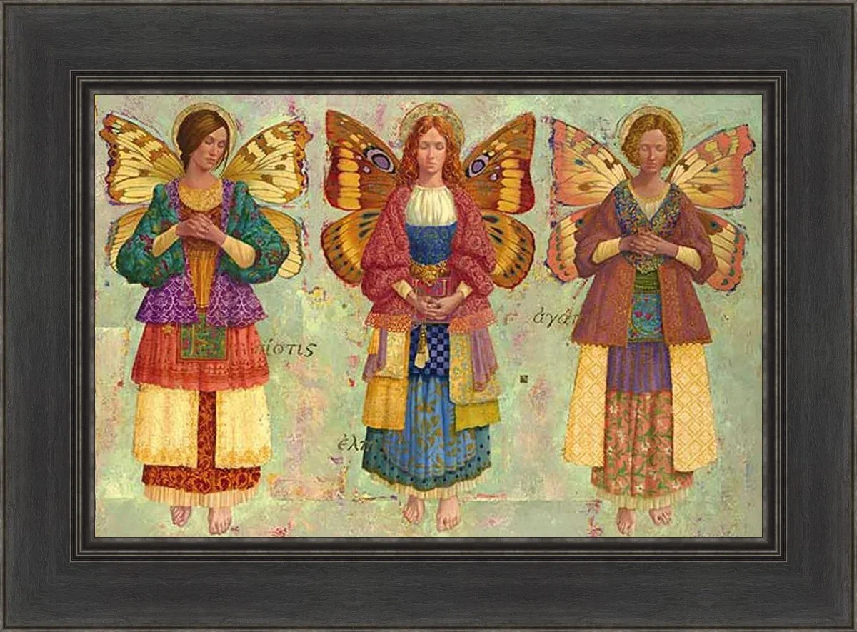 Faith, Hope and Charity by James Christensen — Giclee On Canvas