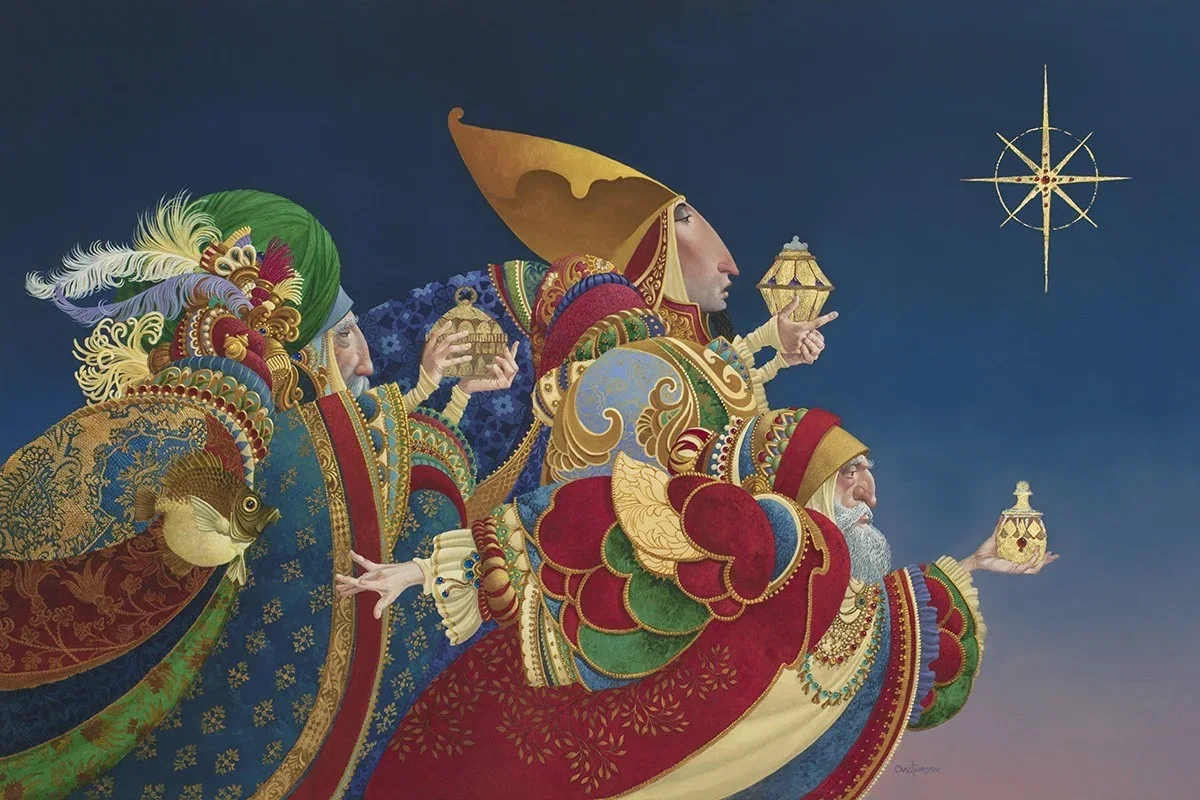 We Three Kings Gallery Wrap by James Christensen — Giclee On Canvas