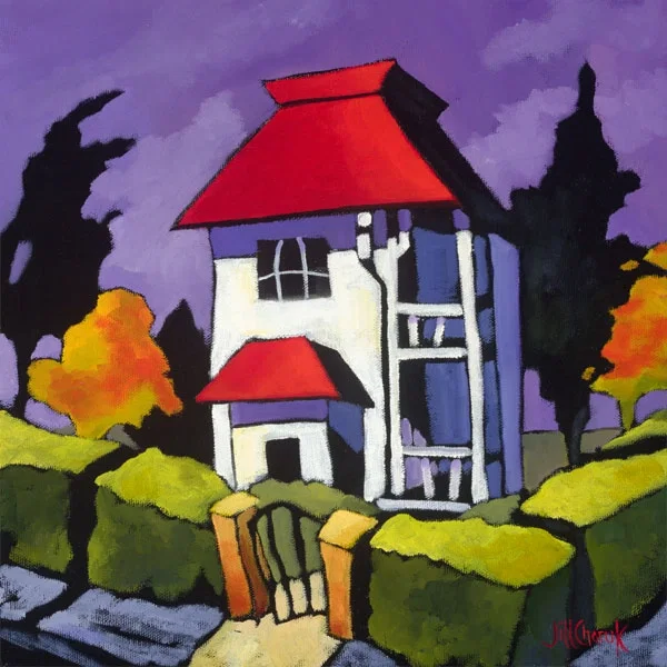 On The Corner by Jill Charuk — Limited Edition Canvas