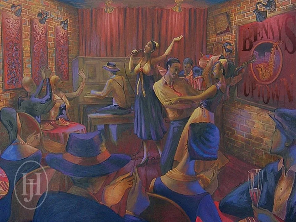 Benny's Uptown by John Holyfield — Giclee On Paper