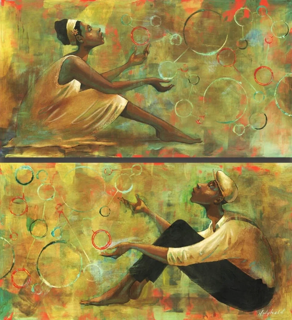 CHEMISTRY by John Holyfield — Giclee On Canvas