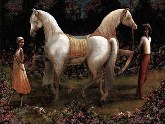 CROSSING PATHS by John Holyfield — Giclee On Canvas