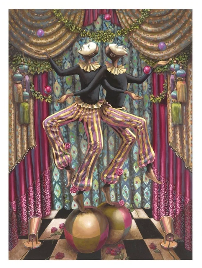 ENTERTAINERS OVATION by John Holyfield — Giclee On Canvas