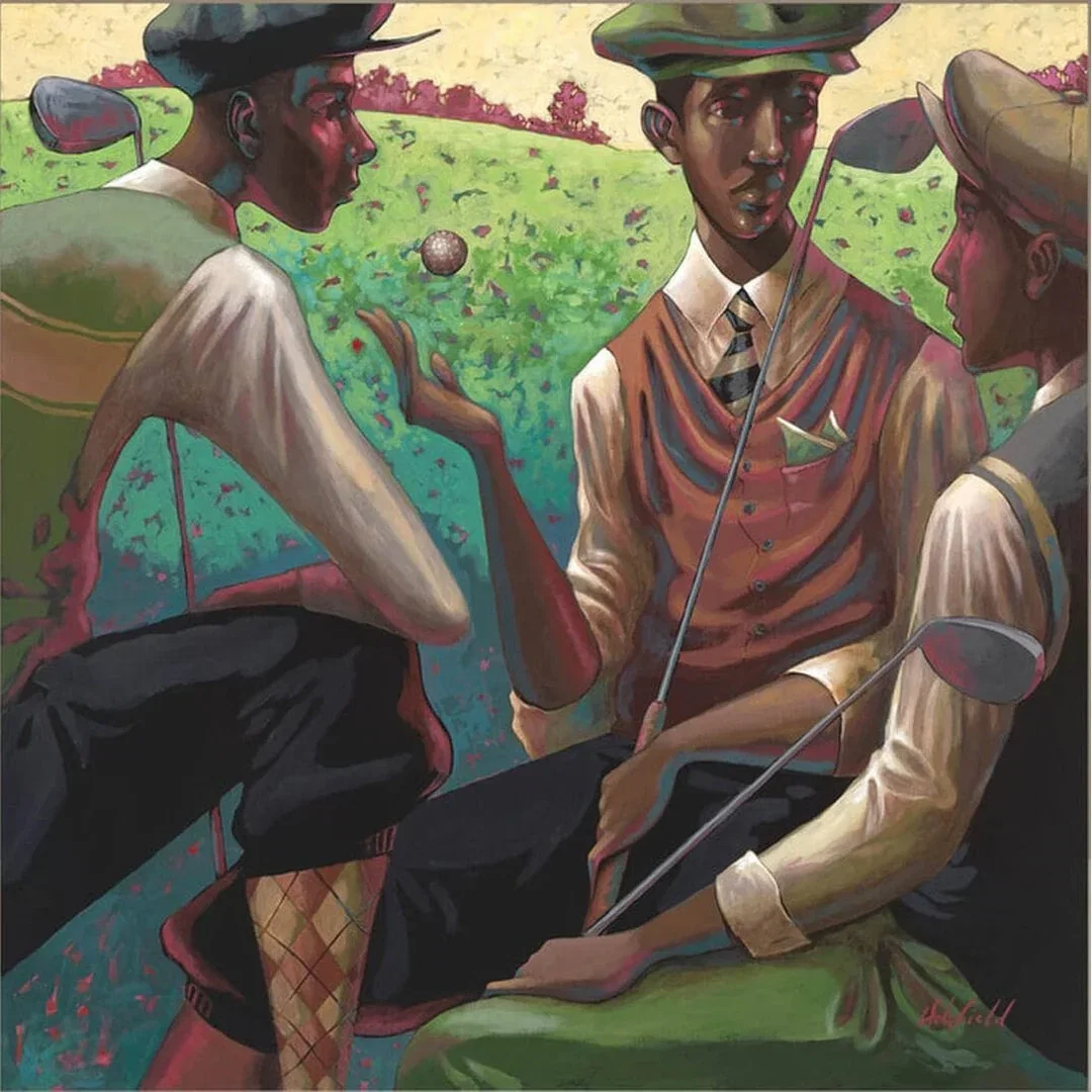 GOLF TALES by John Holyfield — Giclee On Canvas
