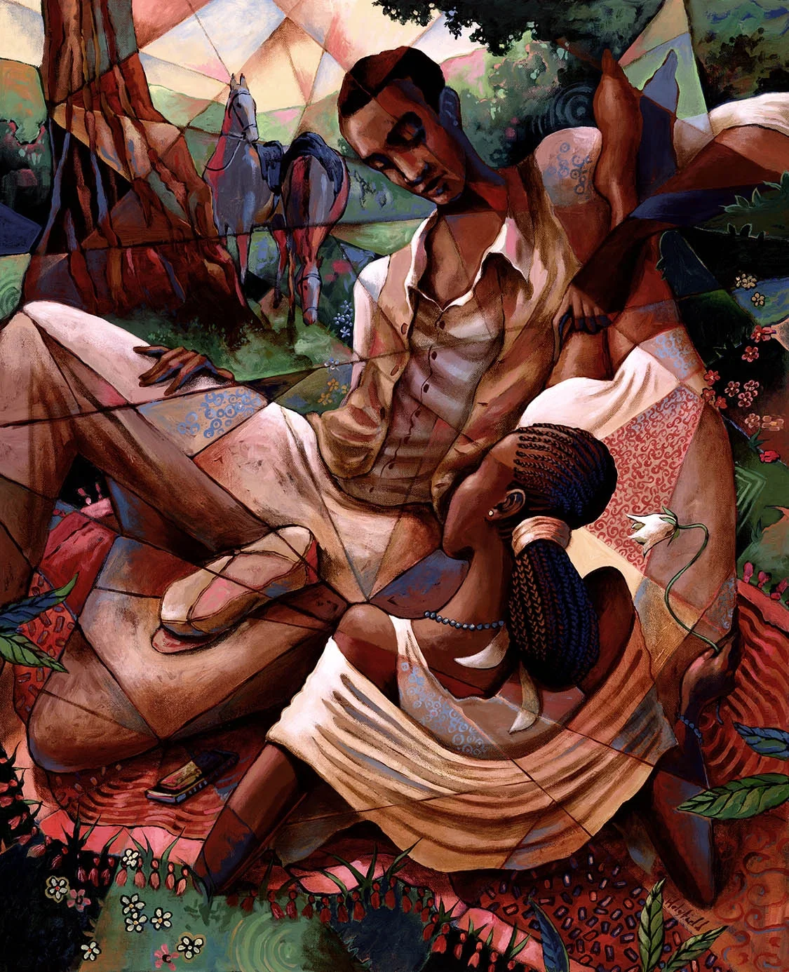 Just Us Two by John Holyfield — Giclee On Canvas