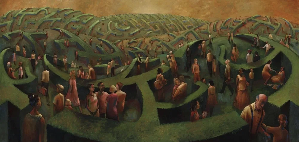 Those We Meet Along The Way by John Holyfield — Giclee On Canvas