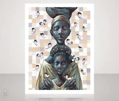 Mother's Love Color Block Edition by John Holyfield