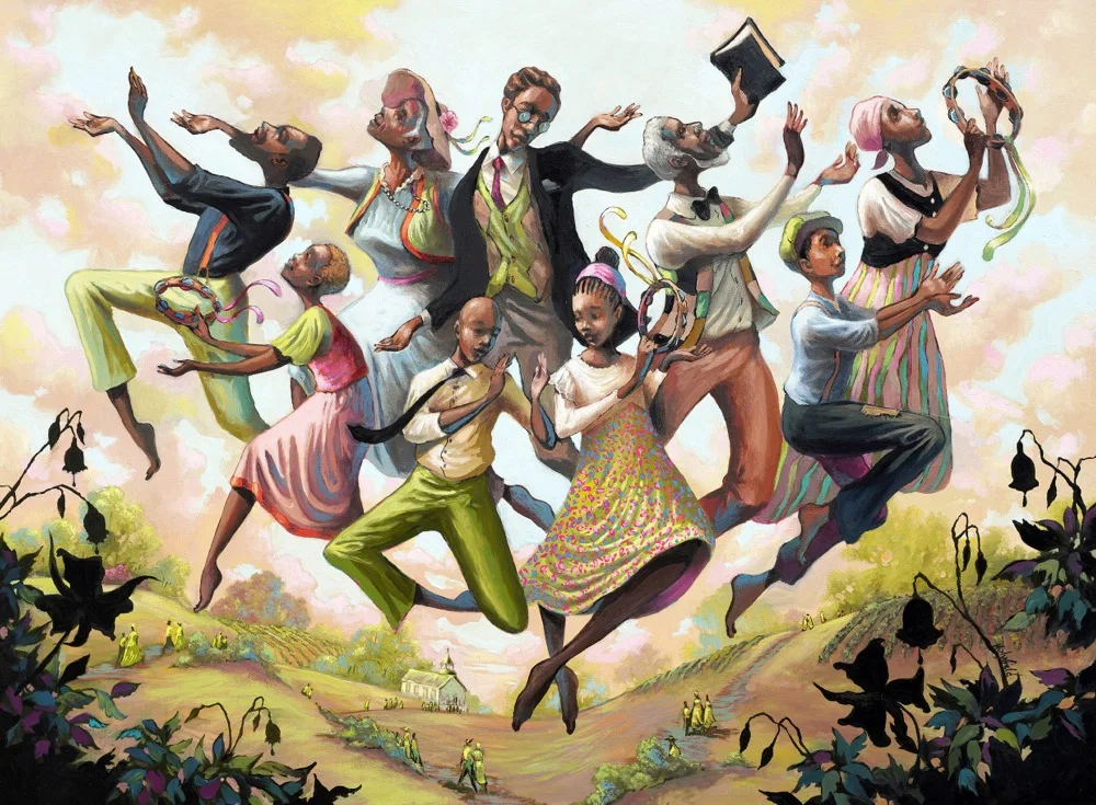Rejoice Large by John Holyfield — Giclee On Canvas