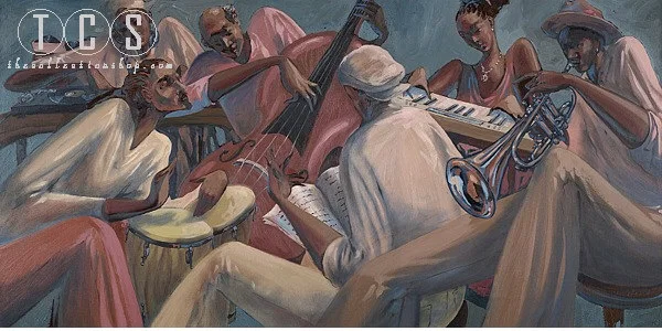 Rhythm And Rhyme Canvas by John Holyfield