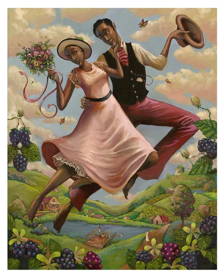 Smitten by John Holyfield — Giclee On Canvas