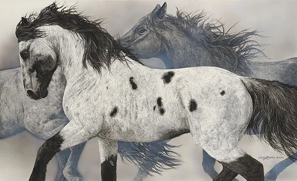 The Ghost Wind by Judy Larson — Canvas