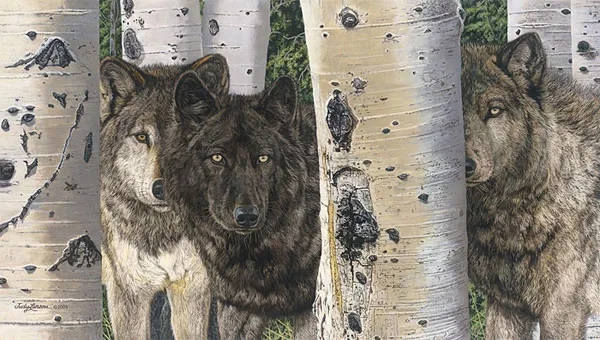 Brothers and Sisters by Judy Larson — Canvas