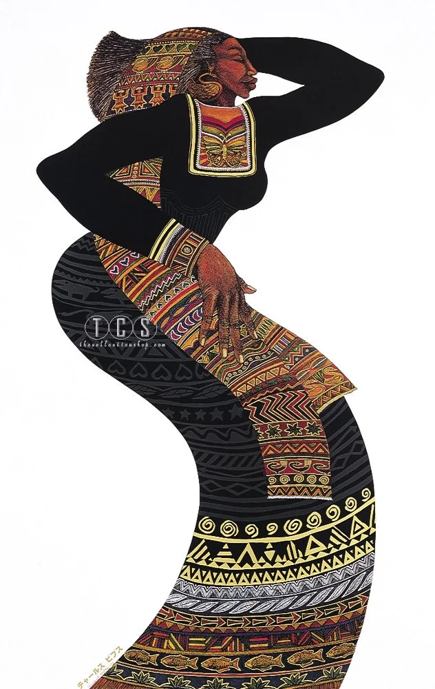 Lady In Black 3 - JArtist Proofan Limited Edition by Charles Bibbs