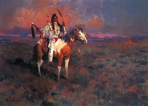 Mystic Of The Plains Limited Edition Print by James Reynolds