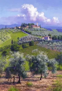 June Carey - Oil Trees of Chianti