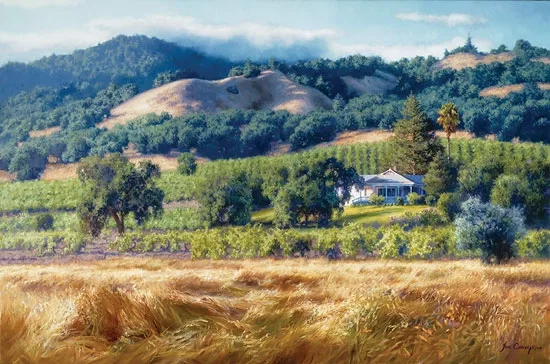 Alexander Valley Winery by June Carey — Canvas