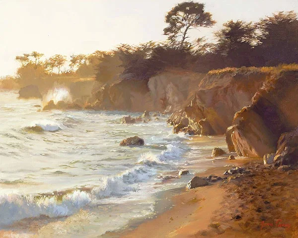 Sundown at Sea Ranch by June Carey — Canvas