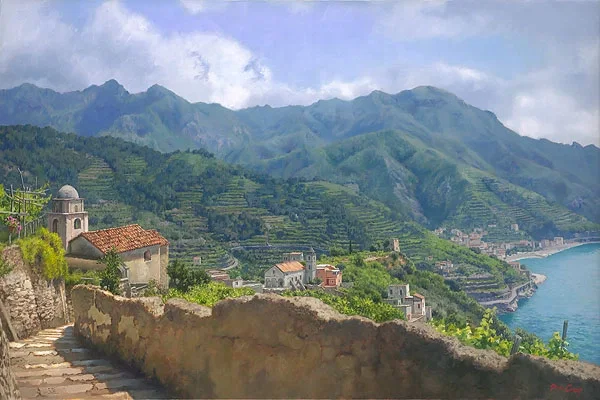 Amalfi Coast by June Carey — Canvas
