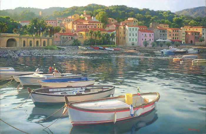Rio Marina by June Carey — Canvas