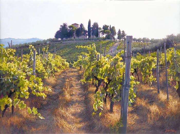 Villa Cafaggio by June Carey — Canvas