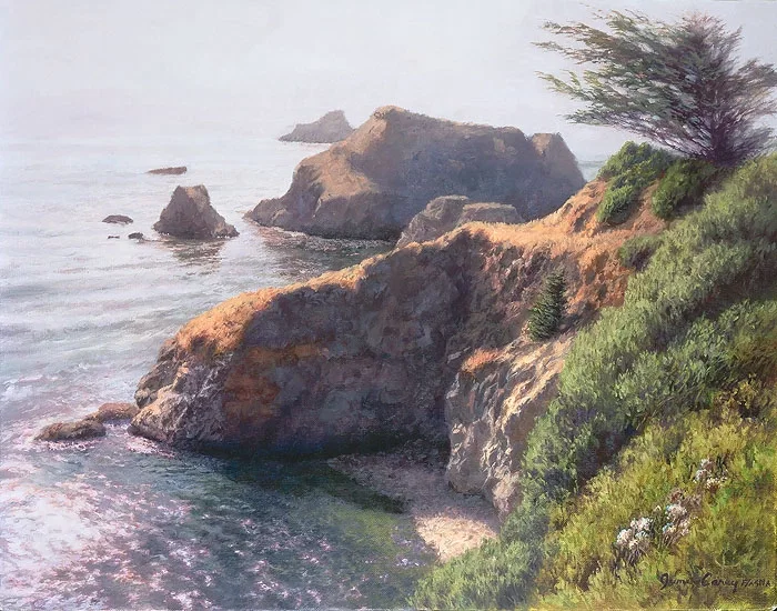 Lifting Fog by June Carey — Giclee On Canvas