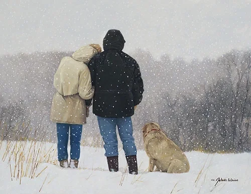 Tender Moments by John Weiss — Canvas