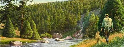 Fishing Buddies Limited Edition Print by Scott Kennedy