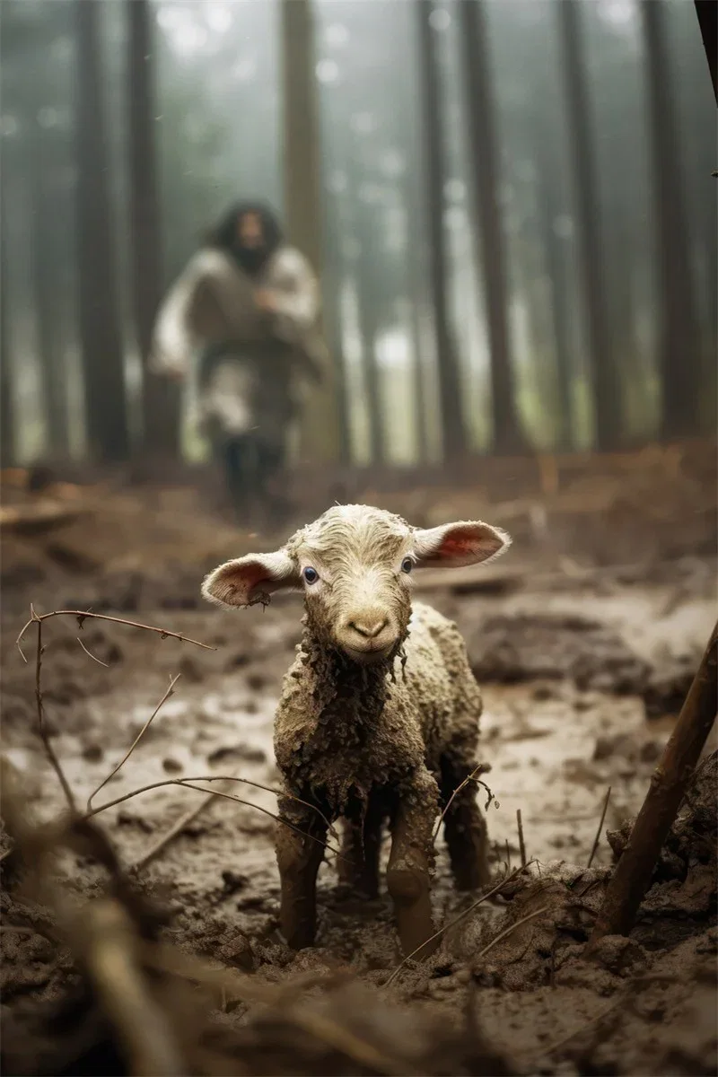 The Good Shepherd is on the Way Gallery Wrap by Kevin Carden — Giclee On Canvas