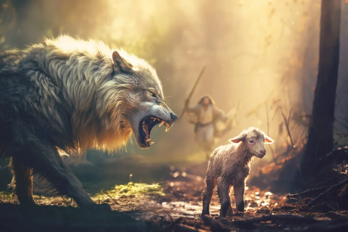 The Shepherd's Rescue Gallery Wrap by Kevin Carden — Giclee On Canvas