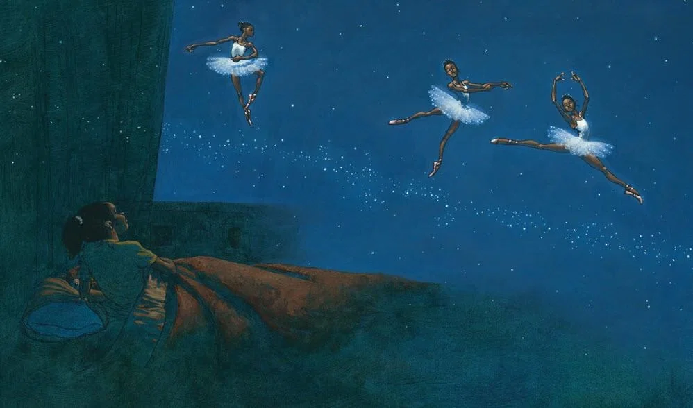 Dancing On The Milky Way Giclee by Kadir Nelson