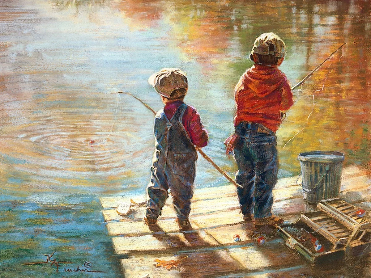 Keepers Gallery Wrap by Kathryn Fincher — Giclee On Canvas