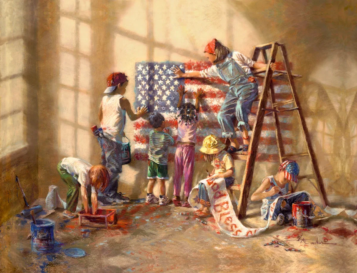 The Dream Keepers by Kathryn Fincher — Giclee On Canvas