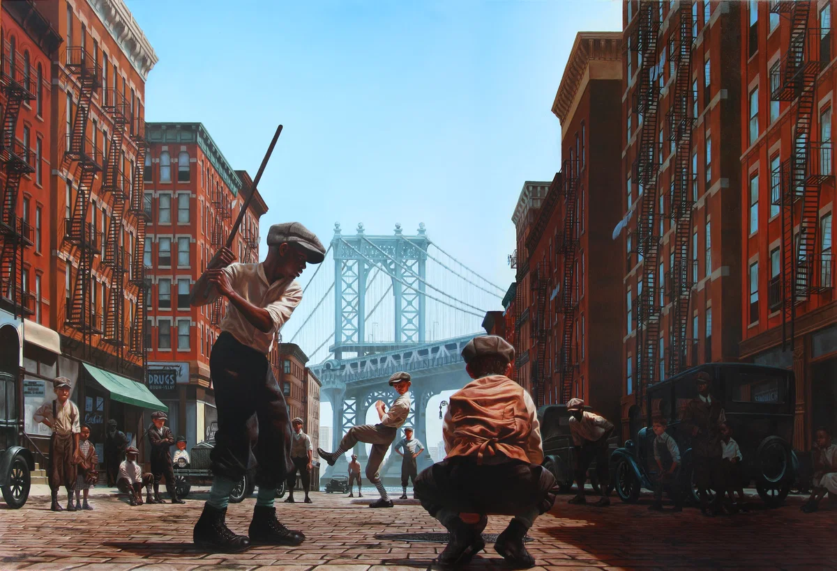 STICKBALLERS by Kadir Nelson — Giclee On Canvas