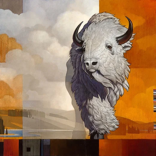 White Bison of the East by Craig Kosak