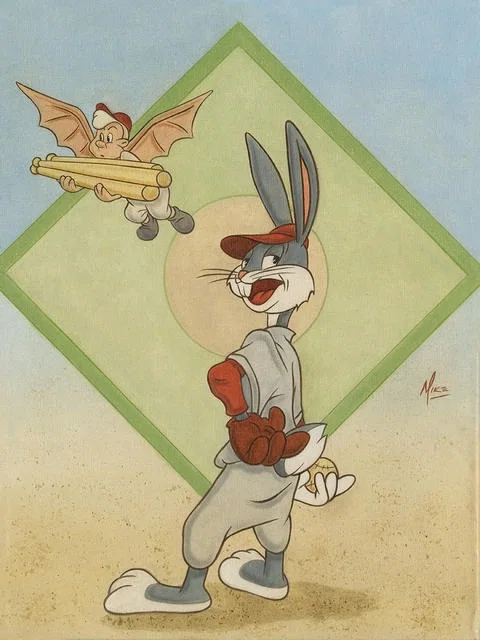 Bugs Bunny Baseball Bugs by Mike Kupka