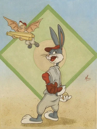 Bugs Bunny Baseball Bugs by Mike Kupka