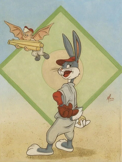 Bugs Bunny Baseball Bugs by Mike Kupka