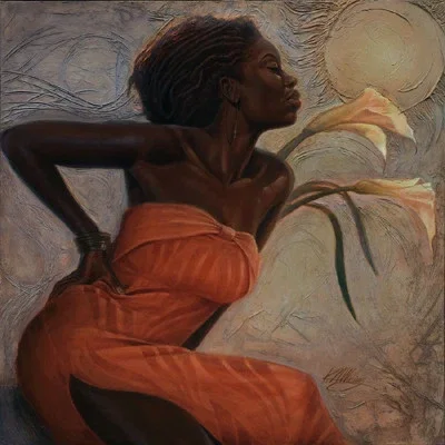 African Lillies by Kevin Williams (WAK) — Giclee On Canvas
