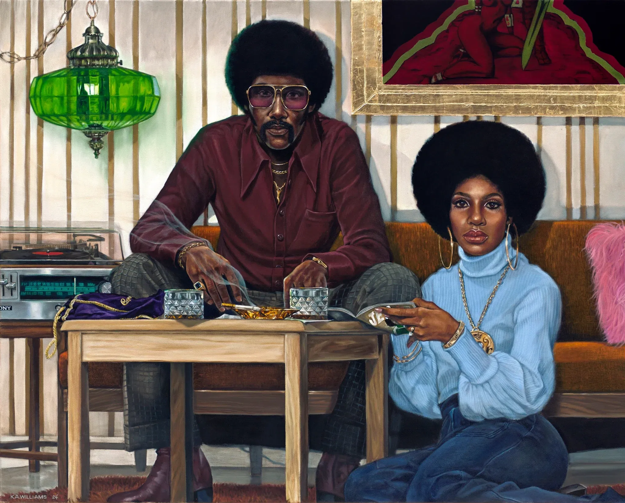 BOOGIE WONDERLAND by Kevin Williams (WAK) — Hand-Embellished Giclee on Canvas