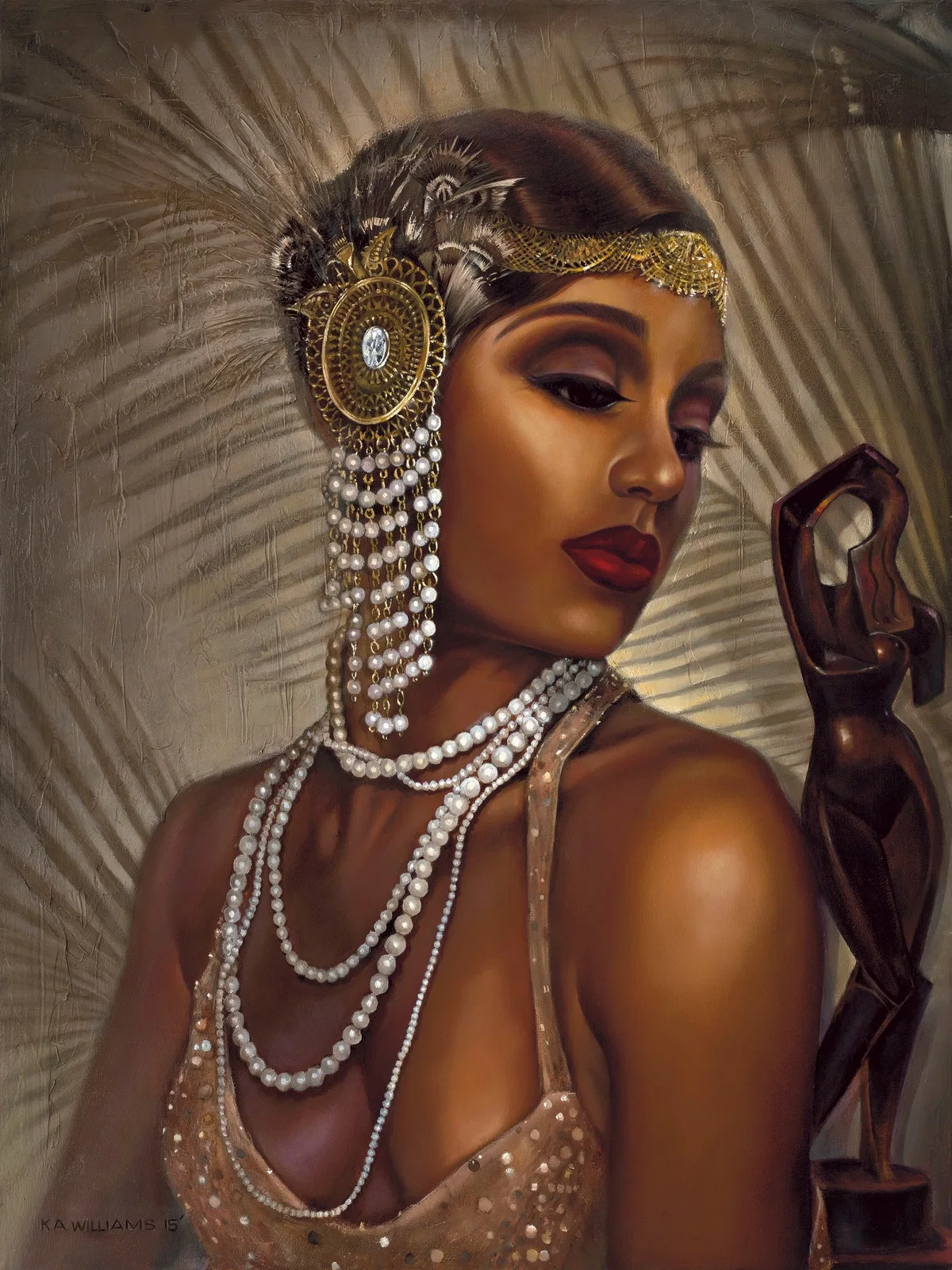 Copper Colored by Kevin Williams (WAK) — Hand-Embellished Giclee on Canvas