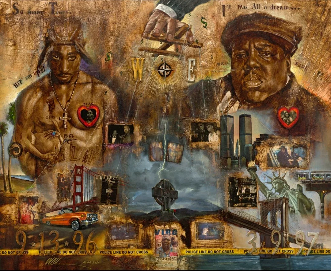 Divide And Conquer by Kevin Williams (WAK) — Giclee On Canvas