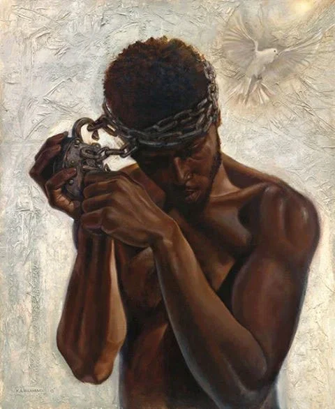 Emancipated - Free Your Mind by Kevin Williams (WAK) — Hand-Embellished Giclee on Canvas