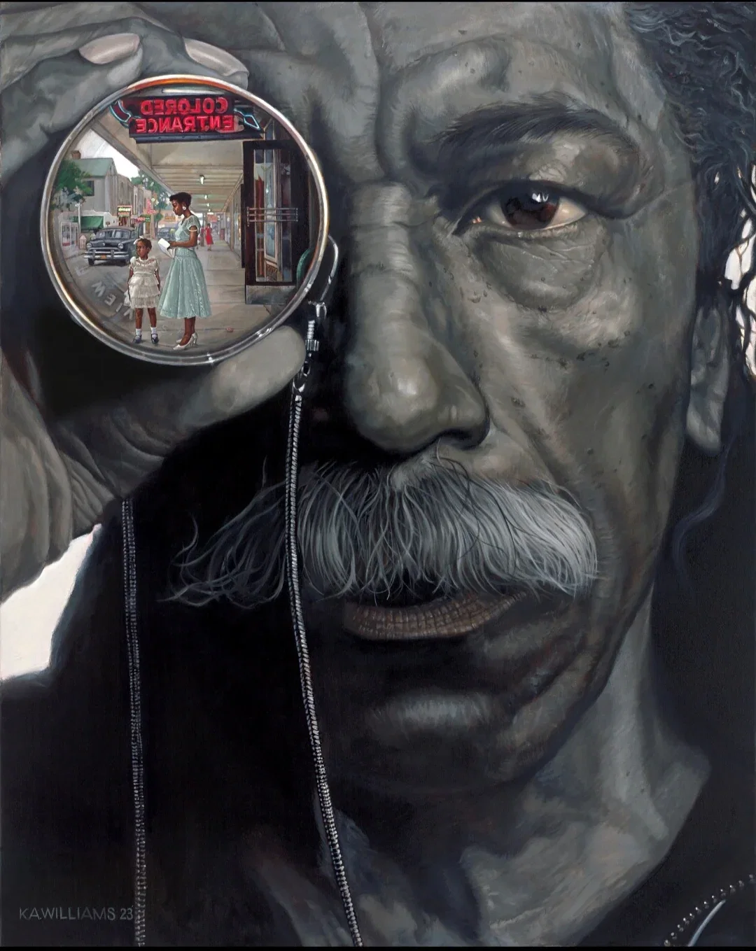 MASTERS VIEW - Gordon Parks by Kevin Williams (WAK) — Giclee On Paper