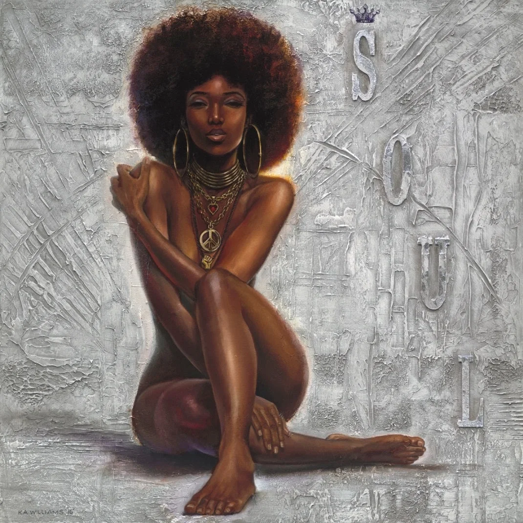 Love Peace And Soul by Kevin Williams (WAK) — Hand-Embellished Giclee on Canvas