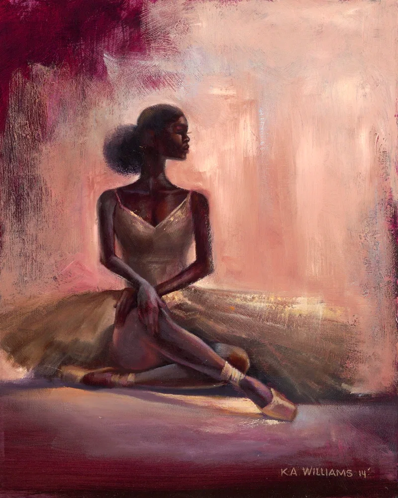 Poised by Kevin Williams (WAK) — Hand-Embellished Giclee on Canvas