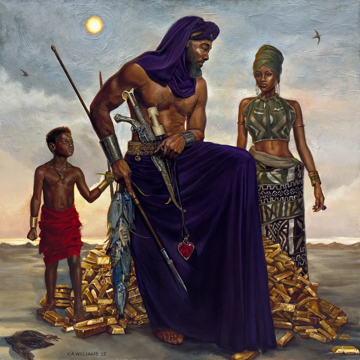 Protect Provide Love by Kevin Williams (WAK) — Giclee On Paper